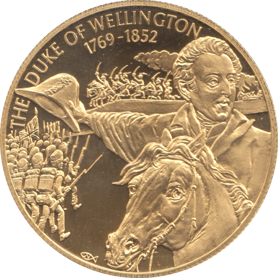 2002 THE DUKE OF WELLINGTON TWO DOLLARS PROOF - WORLD COINS - Cambridgeshire Coins