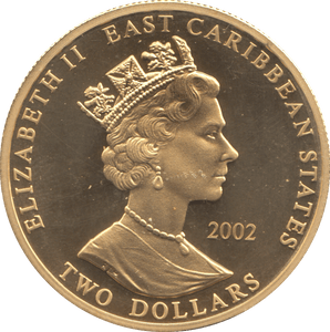 2002 THE DUKE OF WELLINGTON TWO DOLLARS PROOF - WORLD COINS - Cambridgeshire Coins