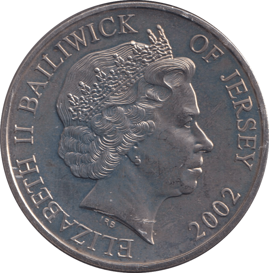 2002 THE GOLDEN JUBILEE FIVE POUND BAILIWICK OF JERSEY - WORLD COINS - Cambridgeshire Coins