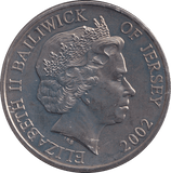 2002 THE GOLDEN JUBILEE FIVE POUND BAILIWICK OF JERSEY - WORLD COINS - Cambridgeshire Coins