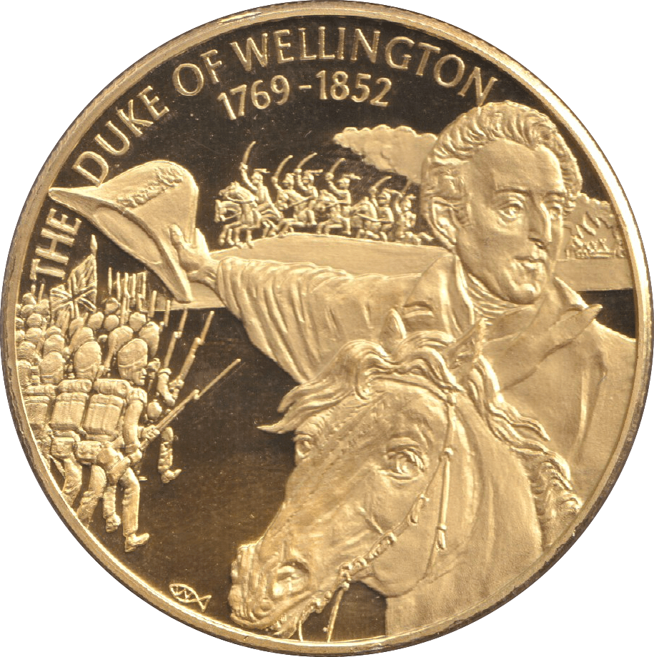 2002 TWO DOLLARS PROOF CARIBBEAN STATES THE DUKE OF WELLINGTON - WORLD COINS - Cambridgeshire Coins