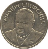 2002 WINSTON CHURCHILL COMMEMORATIVE COIN - WORLD COINS - Cambridgeshire Coins