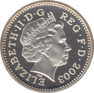 2003 £1 SILVER PROOF - £1 Silver Proof - Cambridgeshire Coins