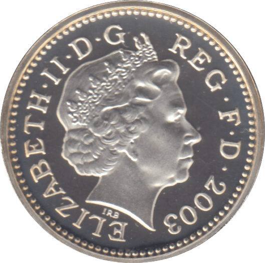 2003 £1 SILVER PROOF - £1 Silver Proof - Cambridgeshire Coins