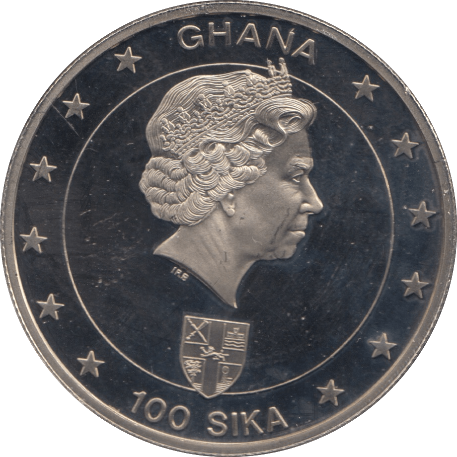 2003 100 SIKA GHANA F358 - WORLD COINS - Cambridgeshire Coins