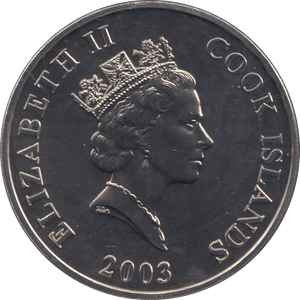 2003 50 CENTS COOK ISLANDS F357 - WORLD COINS - Cambridgeshire Coins