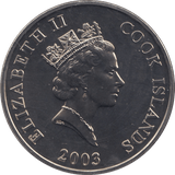 2003 50 CENTS COOK ISLANDS F357 - WORLD COINS - Cambridgeshire Coins