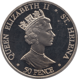 2003 50 PENCE ST. HELENA F354 - WORLD COINS - Cambridgeshire Coins