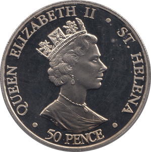 2003 50 PENCE ST. HELENA F567 - WORLD COINS - Cambridgeshire Coins