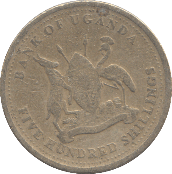 2003 500 SHILLINGS UGANDA - WORLD COINS - Cambridgeshire Coins