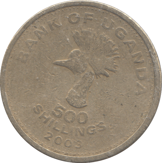 2003 500 SHILLINGS UGANDA - WORLD COINS - Cambridgeshire Coins