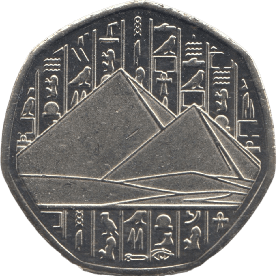 2003 50P SHAPED MEDALLION QUEEN CLEOPATRA VII DISCOVERIES OF EGYPT - 50P SHAPED COIN - Cambridgeshire Coins