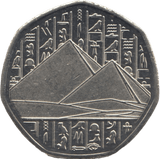 2003 50P SHAPED MEDALLION QUEEN CLEOPATRA VII DISCOVERIES OF EGYPT - 50P SHAPED COIN - Cambridgeshire Coins