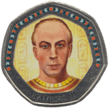 2003 50P SHAPED MEDALLION RAMESES II DISCOVERIES OF EGYPT - 50P SHAPED COIN - Cambridgeshire Coins