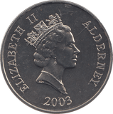 2003 ALDERNEY 5 POUND - WORLD COINS - Cambridgeshire Coins