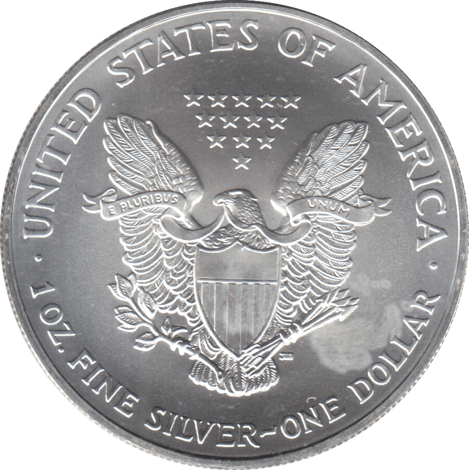 2003 AMERICAN EAGLE SILVER DOLLAR 1 OZ FINE SILVER USA GOAT PRIVY MARK - SILVER WORLD COINS - Cambridgeshire Coins