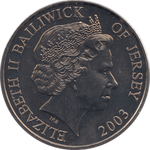 2003 BRILLIANT UNCIRCULATED ROYAL NAVY 5 POUNDS JERSEY - WORLD COINS - Cambridgeshire Coins