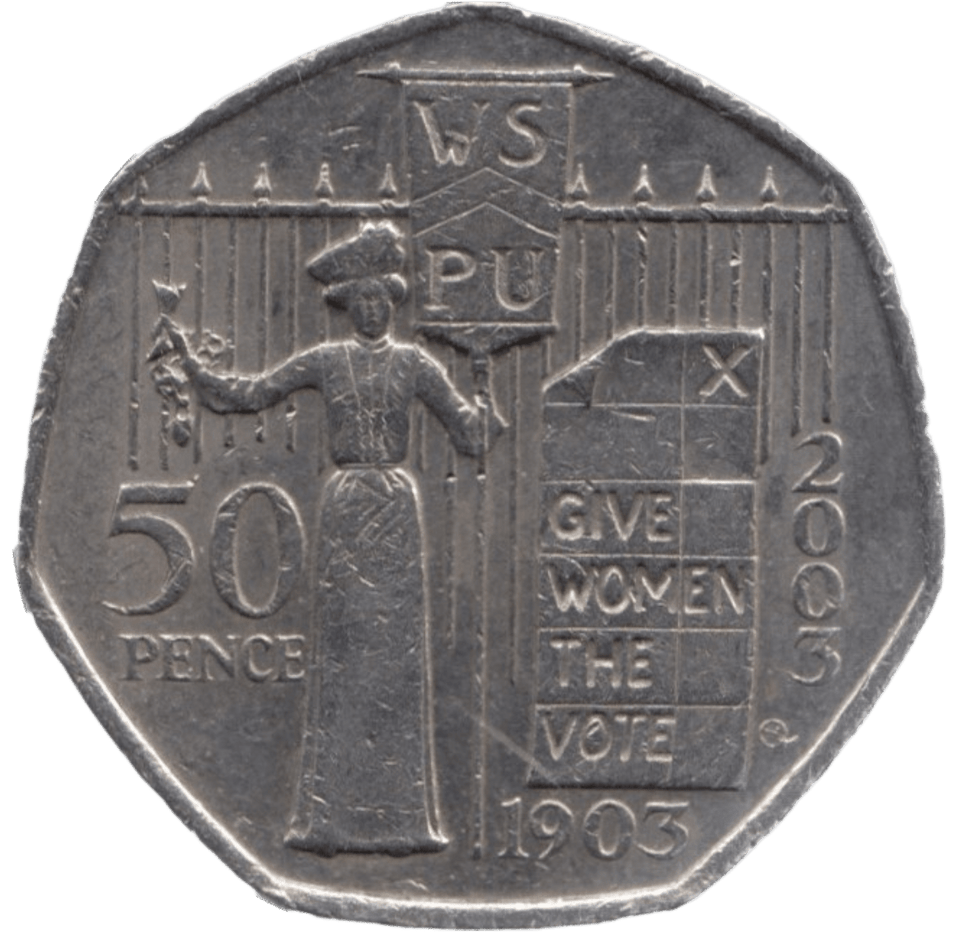 2003 CIRCULATED 50P SUFFRAGETTE - 50P CIRCULATED - Cambridgeshire Coins