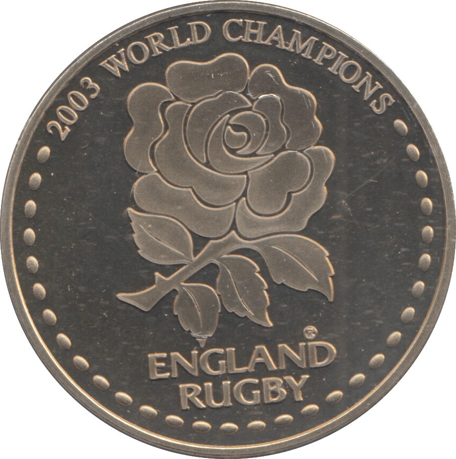 2003 ENGLAND RUGBY WORLD CHAMPIONS MEDAL - MEDALS & MEDALLIONS - Cambridgeshire Coins