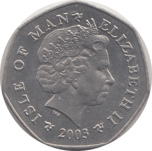 2003 FIFTY PENCE CHRISTIANITY IN MANN - Cambridgeshire Coins