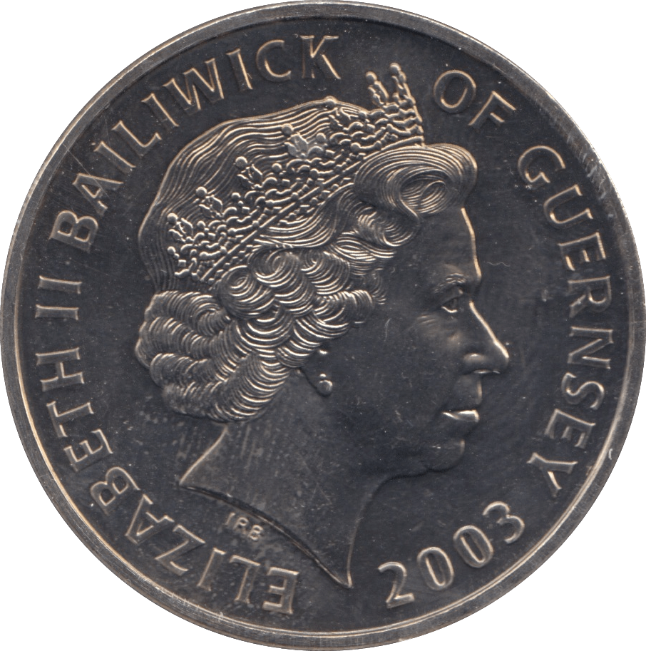 2003 FIVE POUNDS GUERNSEY F305 - WORLD COINS - Cambridgeshire Coins