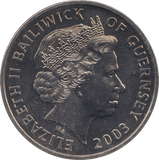 2003 FIVE POUNDS GUERNSEY F305 - WORLD COINS - Cambridgeshire Coins