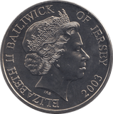2003 FIVE POUNDS JERSEY F360 - WORLD COINS - Cambridgeshire Coins