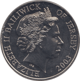 2003 FIVE POUNDS JERSEY - WORLD COINS - Cambridgeshire Coins