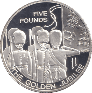 2003 FIVE POUNDS ( PROOF ) THE GOLDEN JUBILEE - £5 Proof - Cambridgeshire Coins