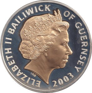 2003 FIVE POUNDS ( PROOF ) THE GOLDEN JUBILEE - £5 Proof - Cambridgeshire Coins