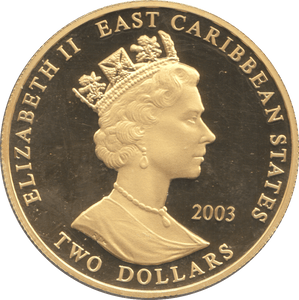 2003 GENERAL GORDON TWO DOLLARS PROOF - WORLD COINS - Cambridgeshire Coins