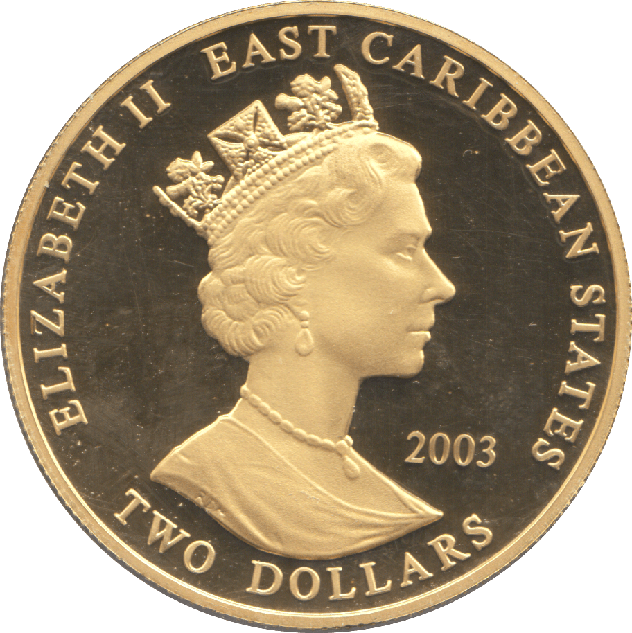 2003 GENERAL GORDON TWO DOLLARS PROOF - WORLD COINS - Cambridgeshire Coins