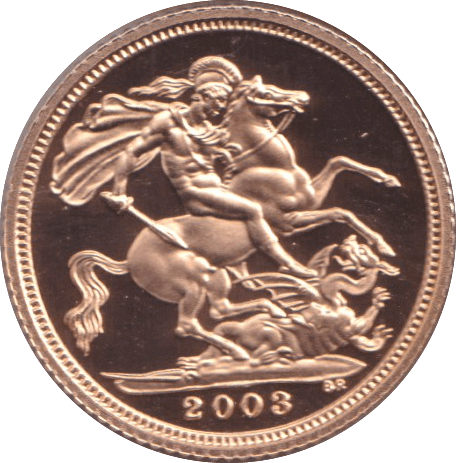 2003 GOLD HALF SOVEREIGN ( PROOF ) - HALF SOVEREIGN - Cambridgeshire Coins
