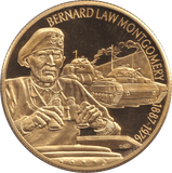 2003 GOLD PLATED 2 DOLLAR EAST CARIBBEAN STATES BERNARD LAW MONTGOMERY - WORLD COINS - Cambridgeshire Coins