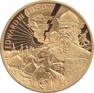 2003 GOLD PLATED 2 DOLLAR EAST CARIBBEAN STATES EDWARD III - WORLD COINS - Cambridgeshire Coins