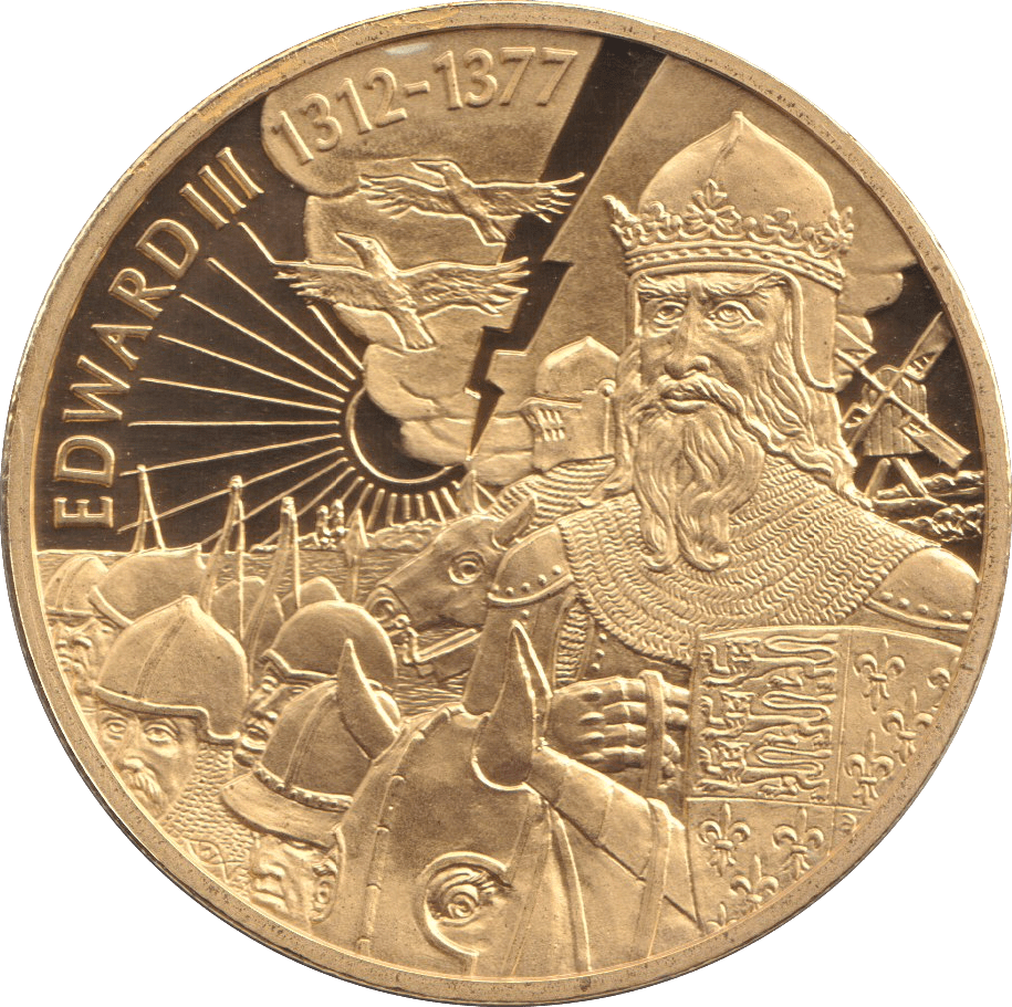 2003 GOLD PLATED 2 DOLLAR EAST CARIBBEAN STATES EDWARD III - WORLD COINS - Cambridgeshire Coins