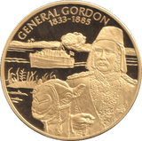 2003 GOLD PLATED 2 DOLLAR EAST CARIBBEAN STATES GENERAL GORDON - WORLD COINS - Cambridgeshire Coins