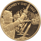 2003 GOLD PLATED 2 DOLLAR EAST CARIBBEAN STATES HENRY V - WORLD COINS - Cambridgeshire Coins