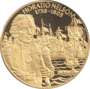 2003 GOLD PLATED 2 DOLLAR EAST CARIBBEAN STATES HORATIO NELSON - WORLD COINS - Cambridgeshire Coins