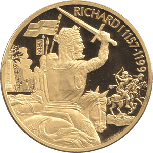 2003 GOLD PLATED 2 DOLLAR EAST CARIBBEAN STATES RICHARD I - WORLD COINS - Cambridgeshire Coins
