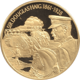 2003 GOLD PLATED 2 DOLLAR EAST CARIBBEAN STATES SIR DOUGLAS HAIG - WORLD COINS - Cambridgeshire Coins