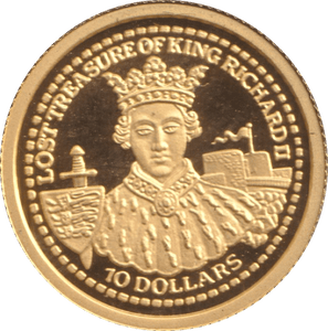 2003 GOLD PROOF 10 DOLLARS FIJI - GOLD WORLD COINS - Cambridgeshire Coins