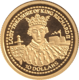 2003 GOLD PROOF 10 DOLLARS FIJI - GOLD WORLD COINS - Cambridgeshire Coins