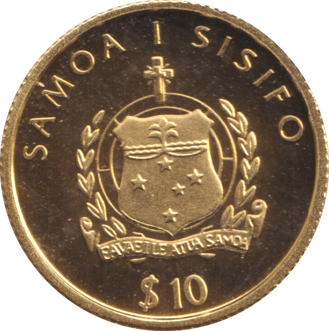 2003 GOLD PROOF $10 SAMOA - GOLD WORLD COINS - Cambridgeshire Coins
