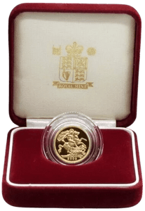 2003 GOLD PROOF HALF SOVEREIGN BOXED - GOLD PROOF HALF SOVEREIGNS - Cambridgeshire Coins