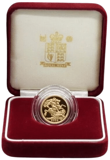 2003 GOLD PROOF HALF SOVEREIGN BOXED - GOLD PROOF HALF SOVEREIGNS - Cambridgeshire Coins
