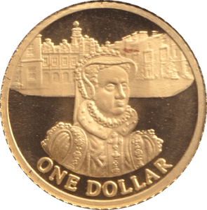 2003 GOLD PROOF ONE DOLLAR COOK ISLANDS - GOLD WORLD COINS - Cambridgeshire Coins
