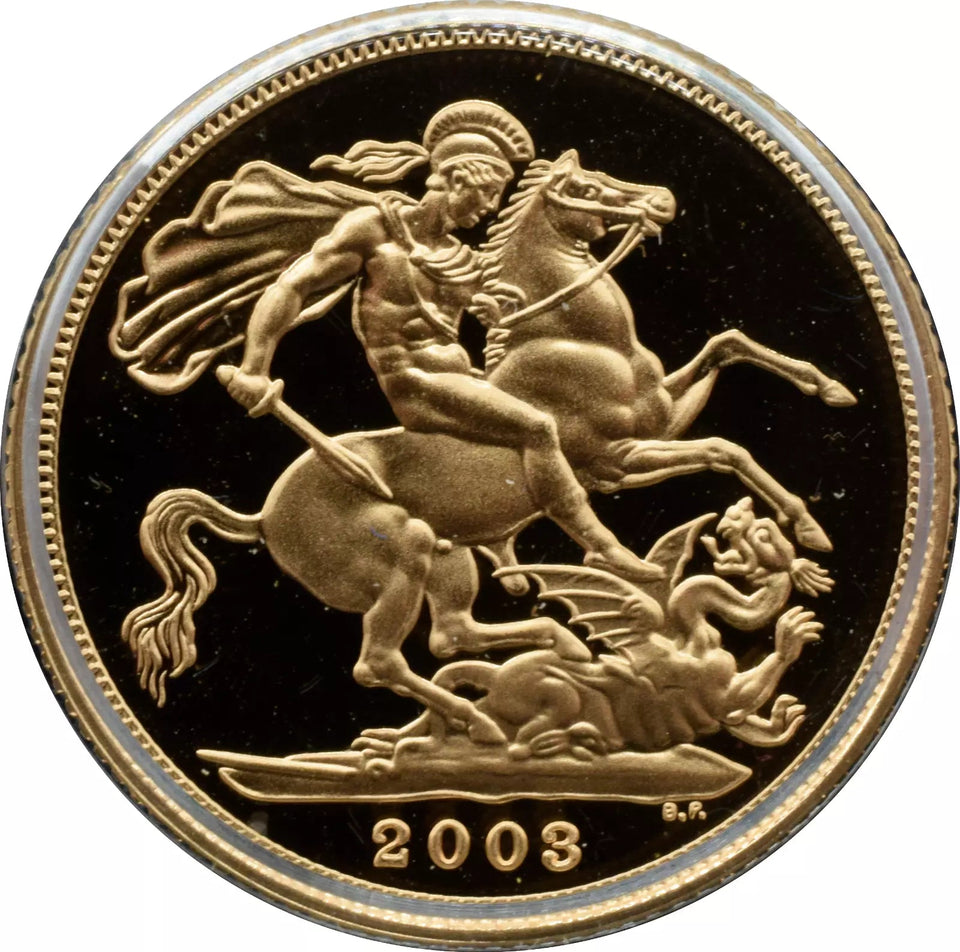 2003 GOLD PROOF SOVEREIGN BOXED - GOLD PROOF SOVEREIGNS - Cambridgeshire Coins
