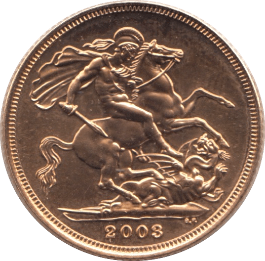 2003 GOLD SOVEREIGN ( BU ) - SOVEREIGN - Cambridgeshire Coins