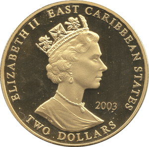 2003 LORD KITCHENER TWO DOLLARS PROOF - WORLD COINS - Cambridgeshire Coins